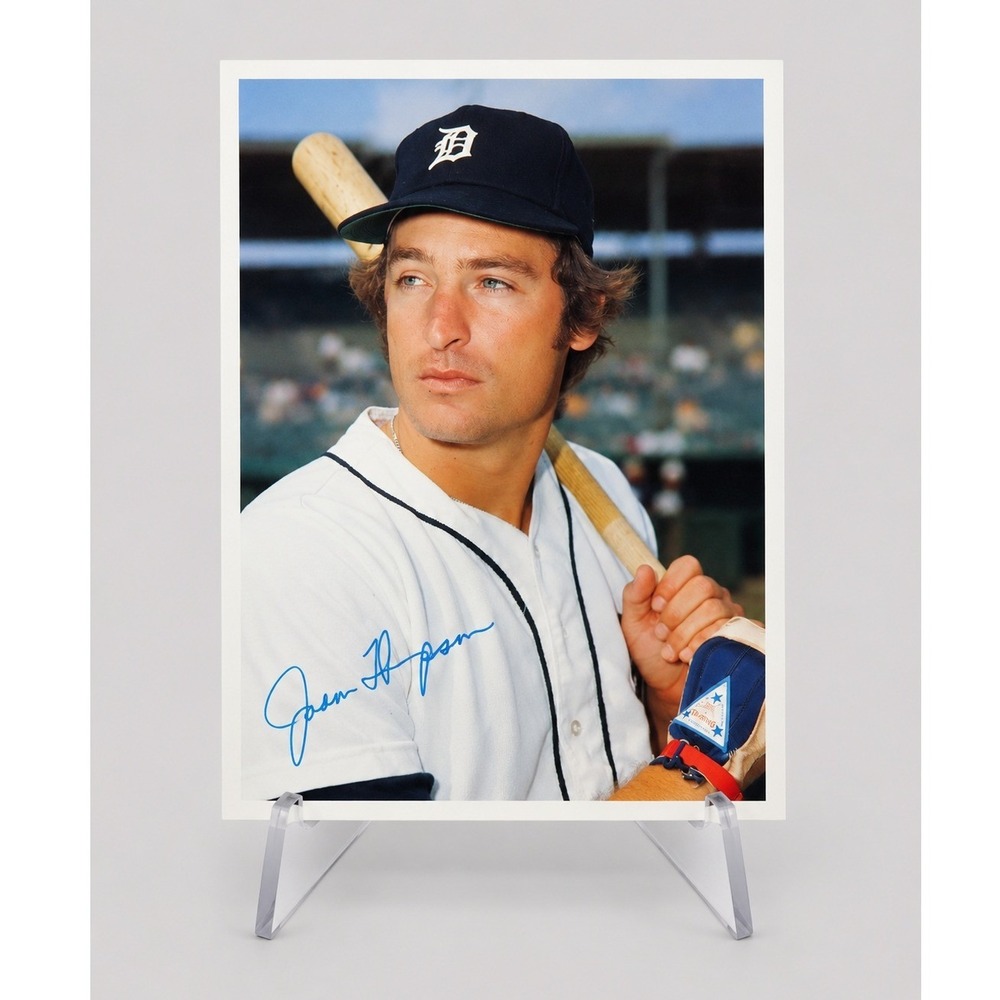 1980 Topps Jason Thompson Detroit Tigers Oversized Baseball Card #42 5x7 Photo